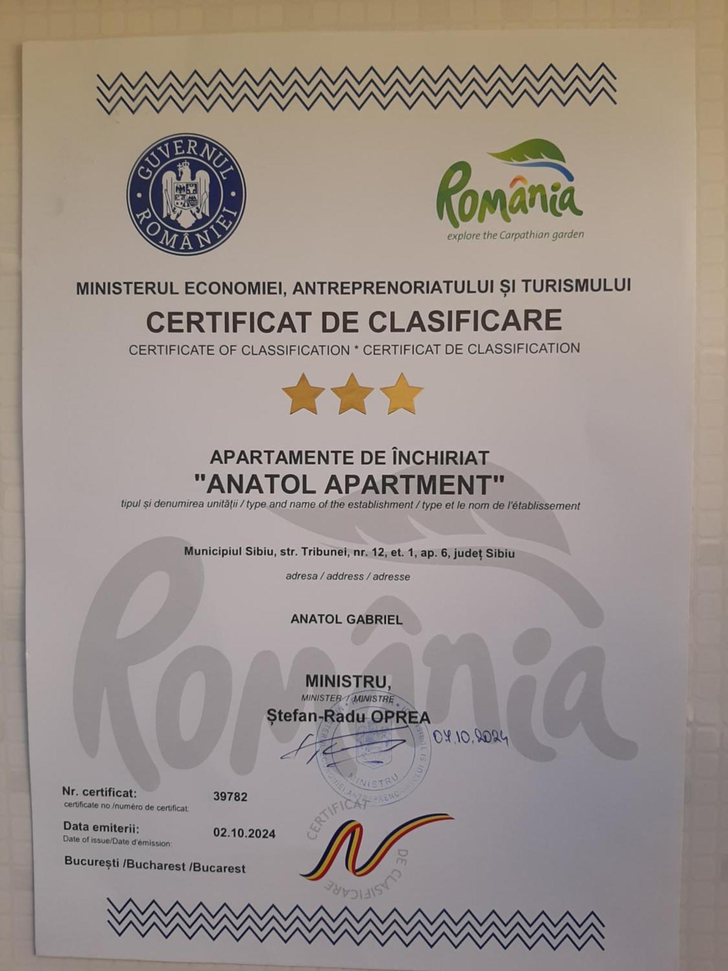 Apartament Anatol Sibiu Eksteriør billede